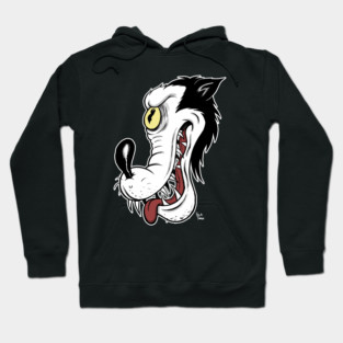 Big Bad Wolf Vintage Rubber Hose cartoon Hoodie