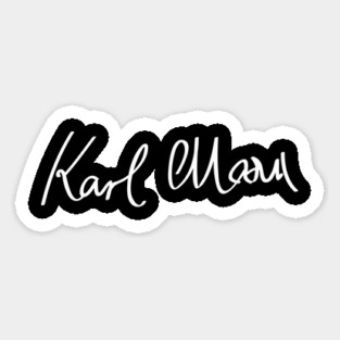Signature of Karl Marx, Philosopher and Father of Communism Magnet