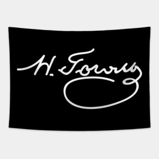 Signature of Nikolai Gogol, Russian Writer of Satire Tapestry