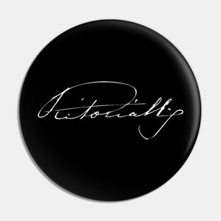 Signature of Queen Victoria, Monarch of the United Kingdom Pin