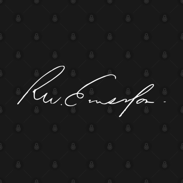 Signature of Ralph Waldo Emerson, American Transcendentalist by TuncGK