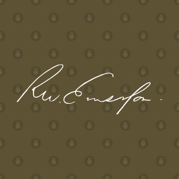 Signature of Ralph Waldo Emerson, American Transcendentalist by TuncGK