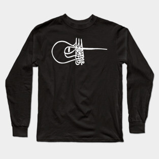 Tughra of Mehmed II, Ottoman Sultan and Conqueror of Constantinople Long Sleeve T-Shirt