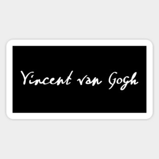 Signature of Vincent van Gogh, Post-Impressionist Painter Magnet