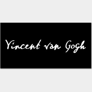 Signature of Vincent van Gogh, Post-Impressionist Painter Posters and Art