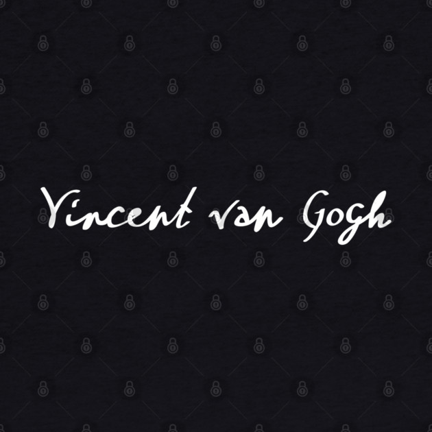 Signature of Vincent van Gogh, Post-Impressionist Painter by TuncGK