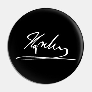 Signature of Napoleon Bonaparte, Emperor of France Pin