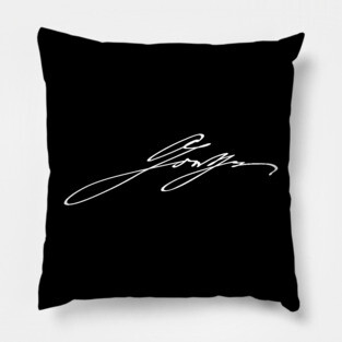 Signature of Johann Wolfgang von Goethe, German Writer and Philosopher Pillow