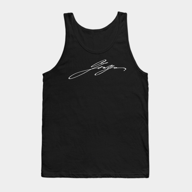 Signature of Johann Wolfgang von Goethe, German Writer and Philosopher Tank Top by TuncGK