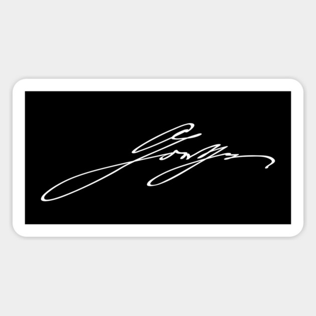 Signature of Johann Wolfgang von Goethe, German Writer and Philosopher Magnet by TuncGK