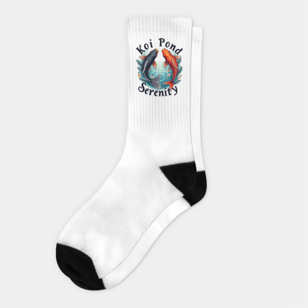 Koi Pond Serenity Socks by Urbanprint
