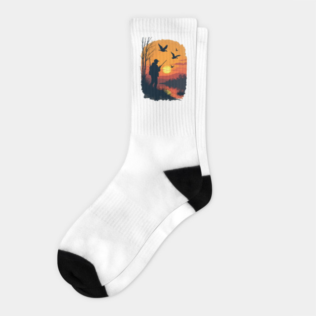 Hunter's Sunset Socks by Urbanprint