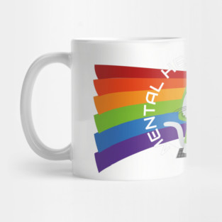 Mental Health Hackers Pride Logo Mug
