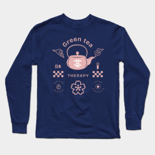 Green tea therapy Long Sleeve T-Shirt