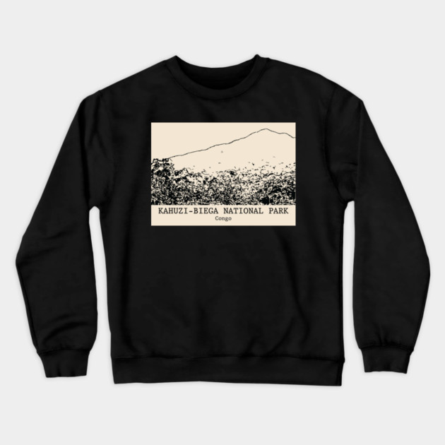 Kahuzi-Biega National Park - Congo Crewneck Sweatshirt by Lakeric