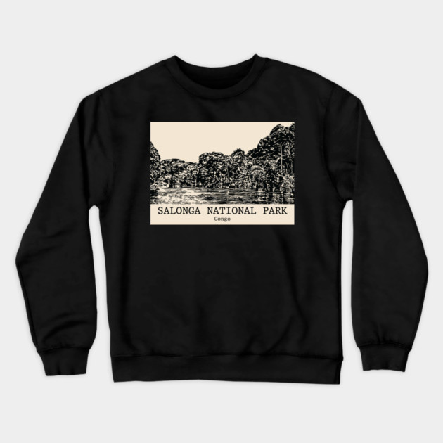 Salonga National Park - Congo Crewneck Sweatshirt by Lakeric