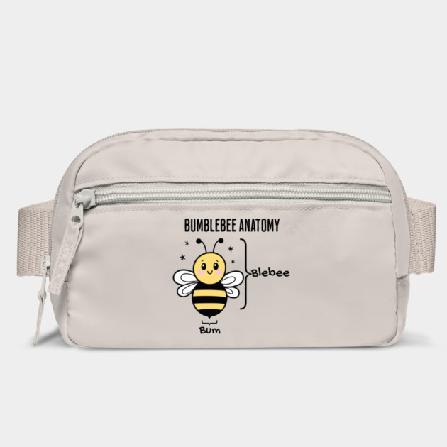 Bumblebee Anatomy, funny cute bee design by Luxinda