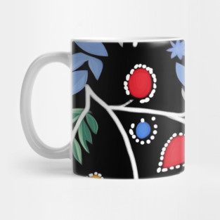 Traditional Ojibwe Beadwork Pattern Mug