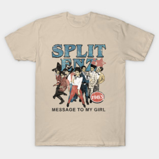 Split Enz 1983 Vintage Crack T-Shirt