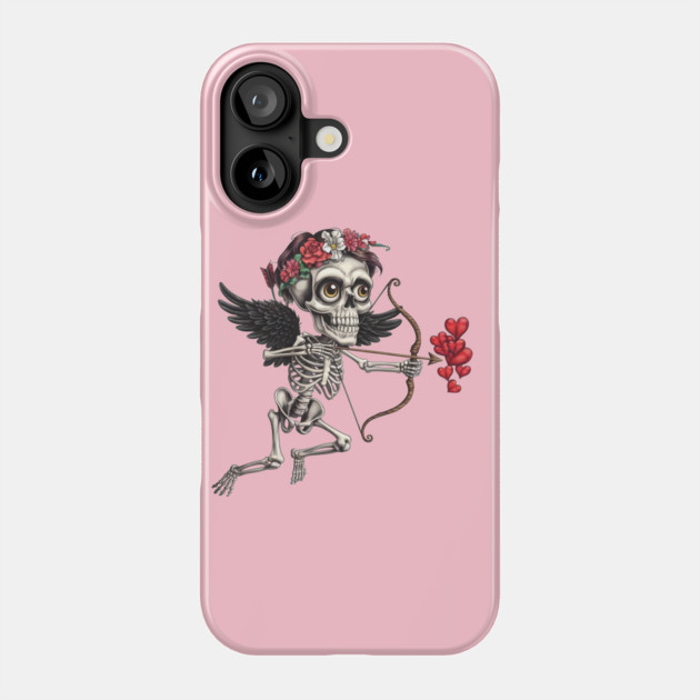 A Skull's Journey with an Arrow Loves Phone Case by animegirlnft