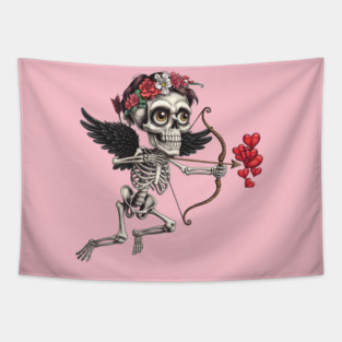 A Skull's Journey with an Arrow Loves Tapestry