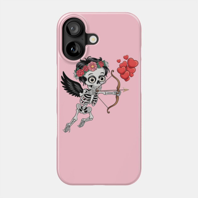 Skull Head Ring Flowers  Arrow Love Phone Case by animegirlnft