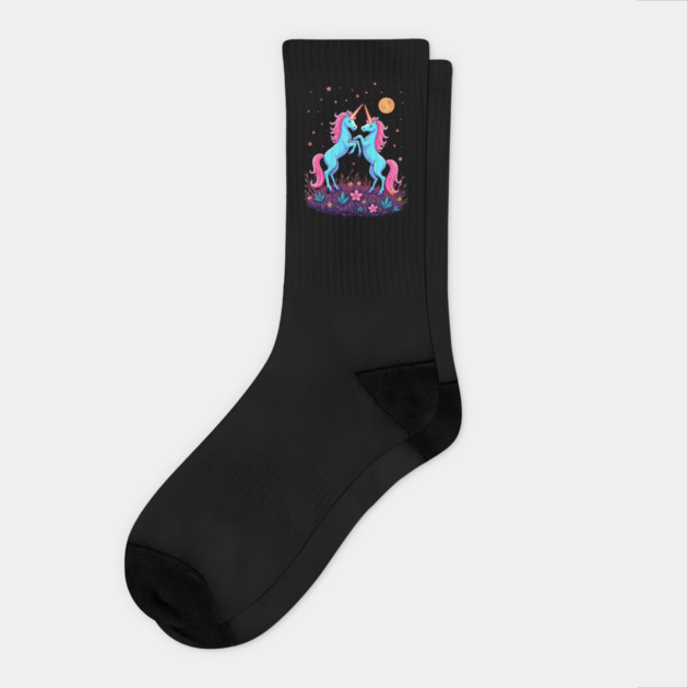 Unicorn Love Socks by Urbanprint
