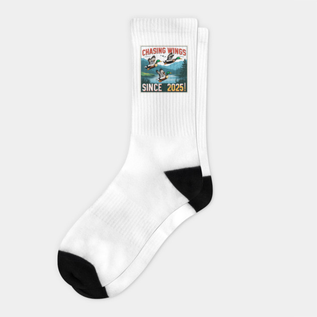 Chasing Wings Since 2025 Socks by Urbanprint