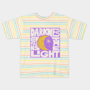Hand Lettering - Darkness Contains The Light Kids T-Shirt
