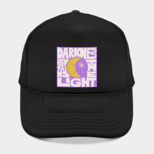 Hand Lettering - Darkness Contains The Light Hat