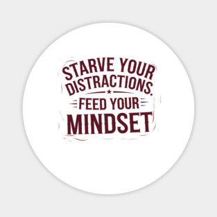 Feed Your Discipline Motivational Magnet