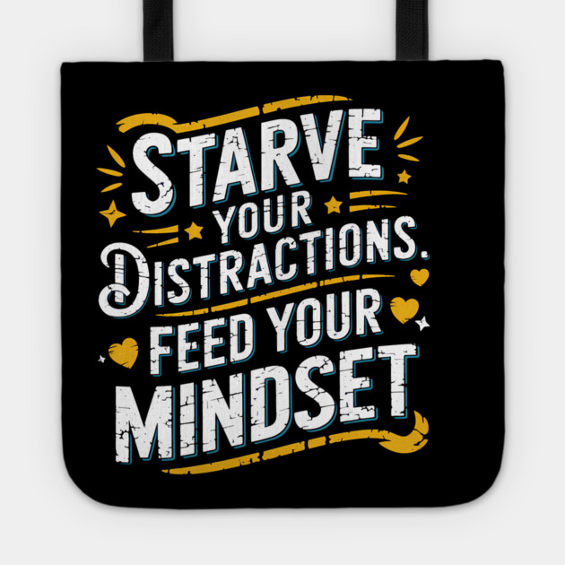 Feed Your Discipline Motivational Tote by logiamerch