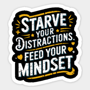 Feed Your Discipline Motivational Sticker