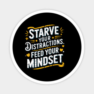 Feed Your Discipline Motivational Magnet