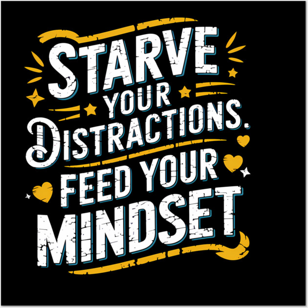 Feed Your Discipline Motivational Wall Art by logiamerch