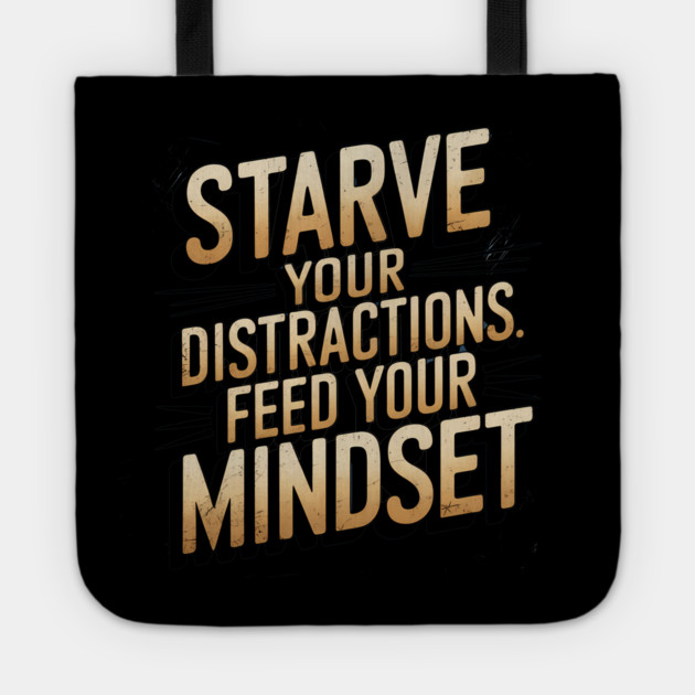 Feed Your Discipline Motivational Tote by logiamerch