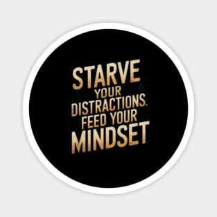 Feed Your Discipline Motivational Magnet