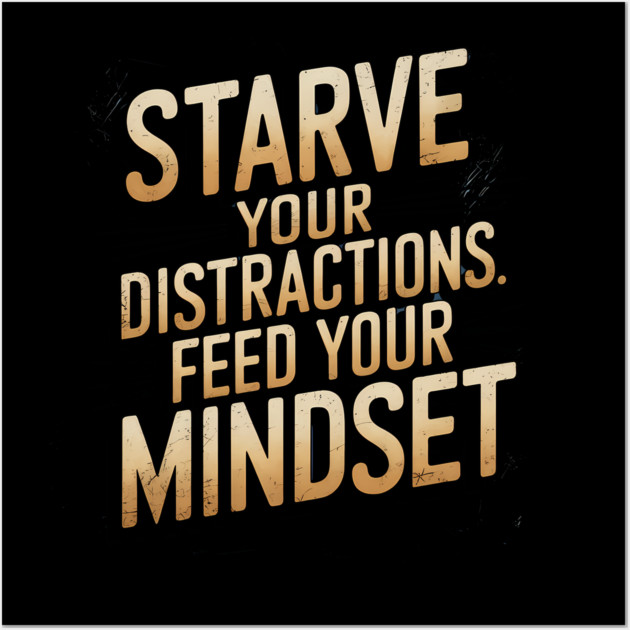 Feed Your Discipline Motivational Wall Art by logiamerch