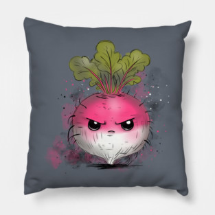 Grumpy Radish Pillow