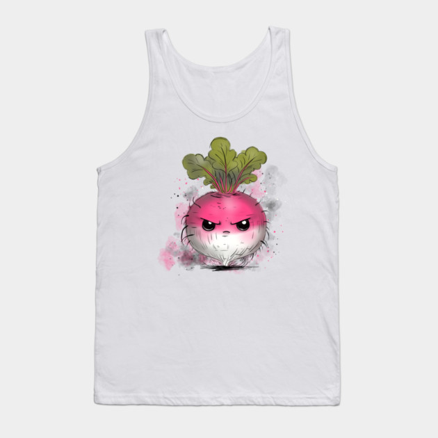 Grumpy Radish Tank Top by H. R. Sinclair