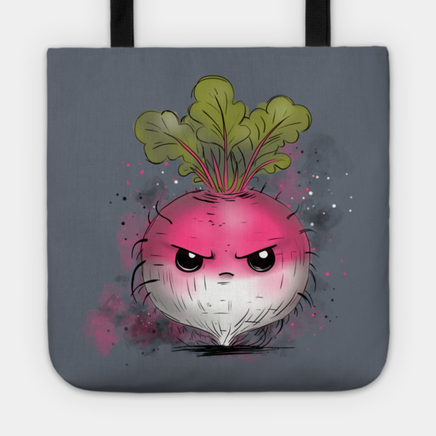 Grumpy Radish Tote by H. R. Sinclair