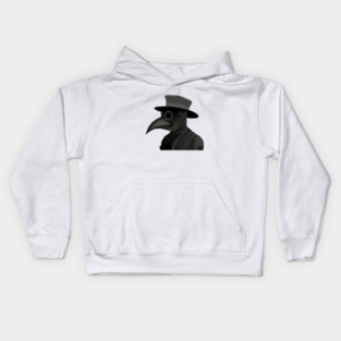 Medieval Plague Doctor Kids Hoodie