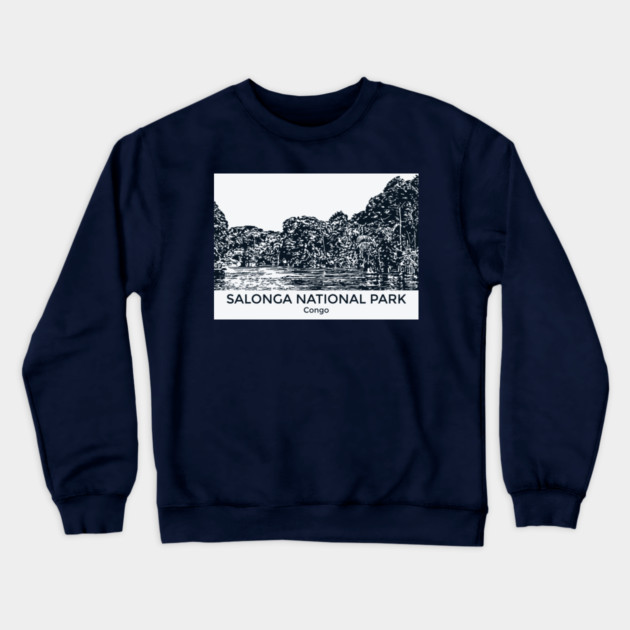 Salonga National Park - Congo Crewneck Sweatshirt by Lakeric