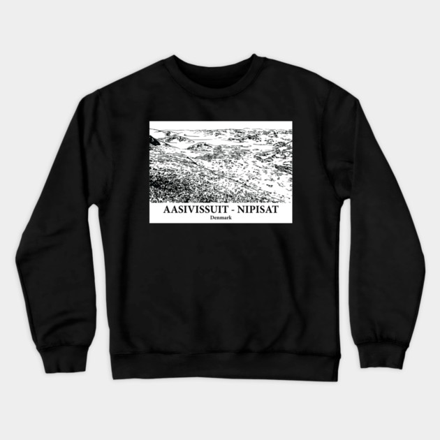 Aasivissuit - Nipisat - Denmark Crewneck Sweatshirt by Lakeric