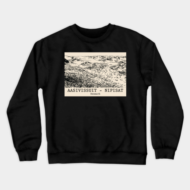 Aasivissuit - Nipisat - Denmark Crewneck Sweatshirt by Lakeric