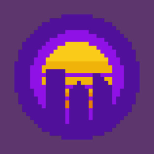 Get into the right vibes with this retro pixel art vaporwave design T-Shirt