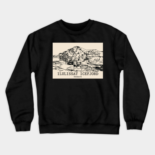 Ilulissat Icefjord - Denmark Crewneck Sweatshirt by Lakeric