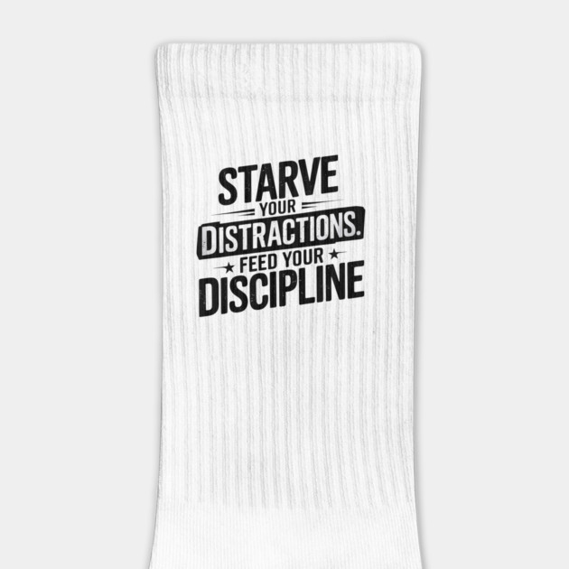 Feed Your Discipline Motivational by logiamerch