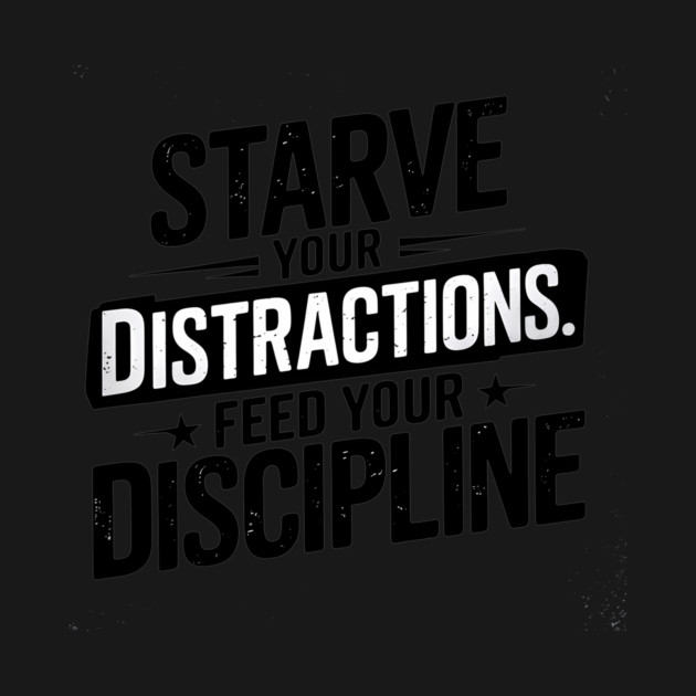 Feed Your Discipline Motivational by logiamerch