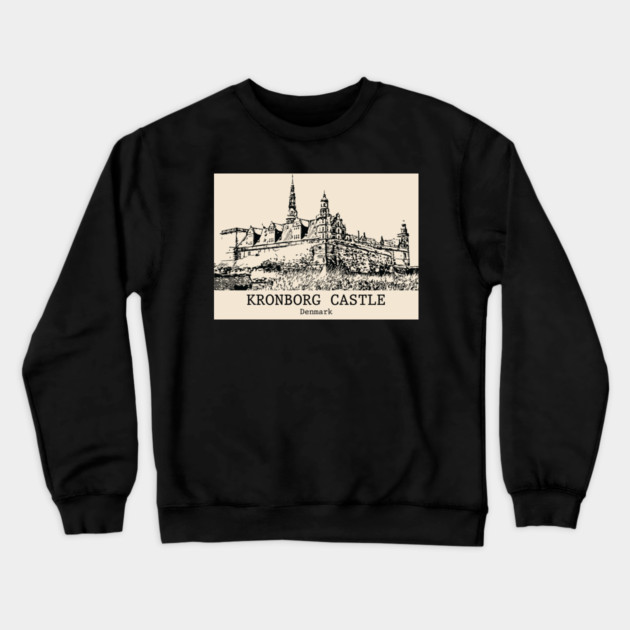 Kronborg Castle - Denmark Crewneck Sweatshirt by Lakeric